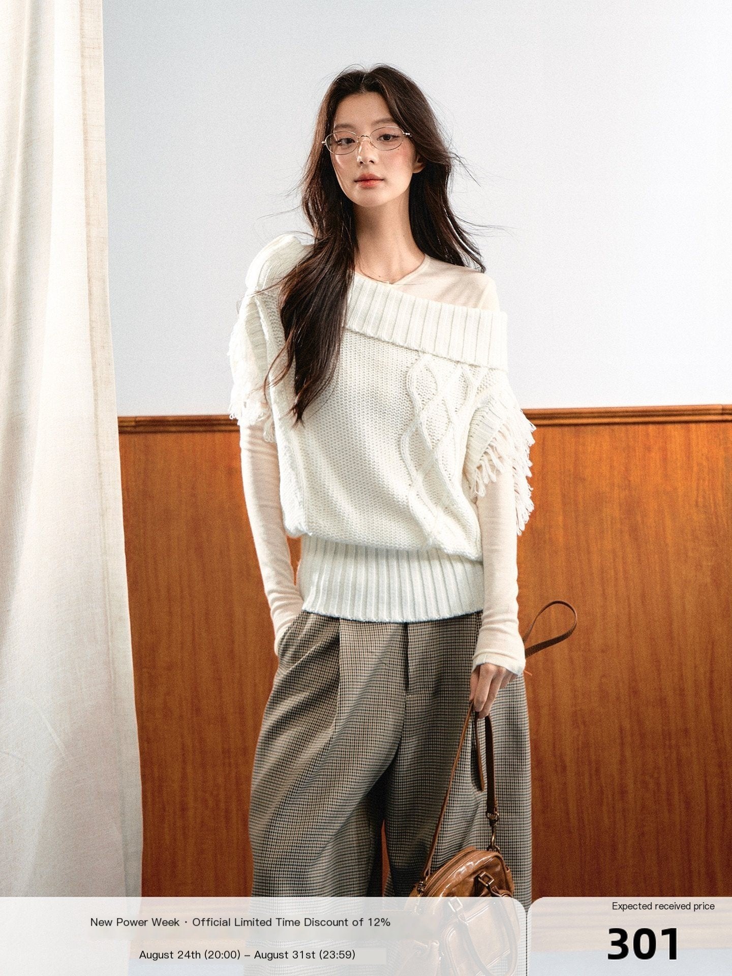 7Shiftin_Korean_Asymmetric_Slanted_Shoulder_Waist_Cinch_Women&