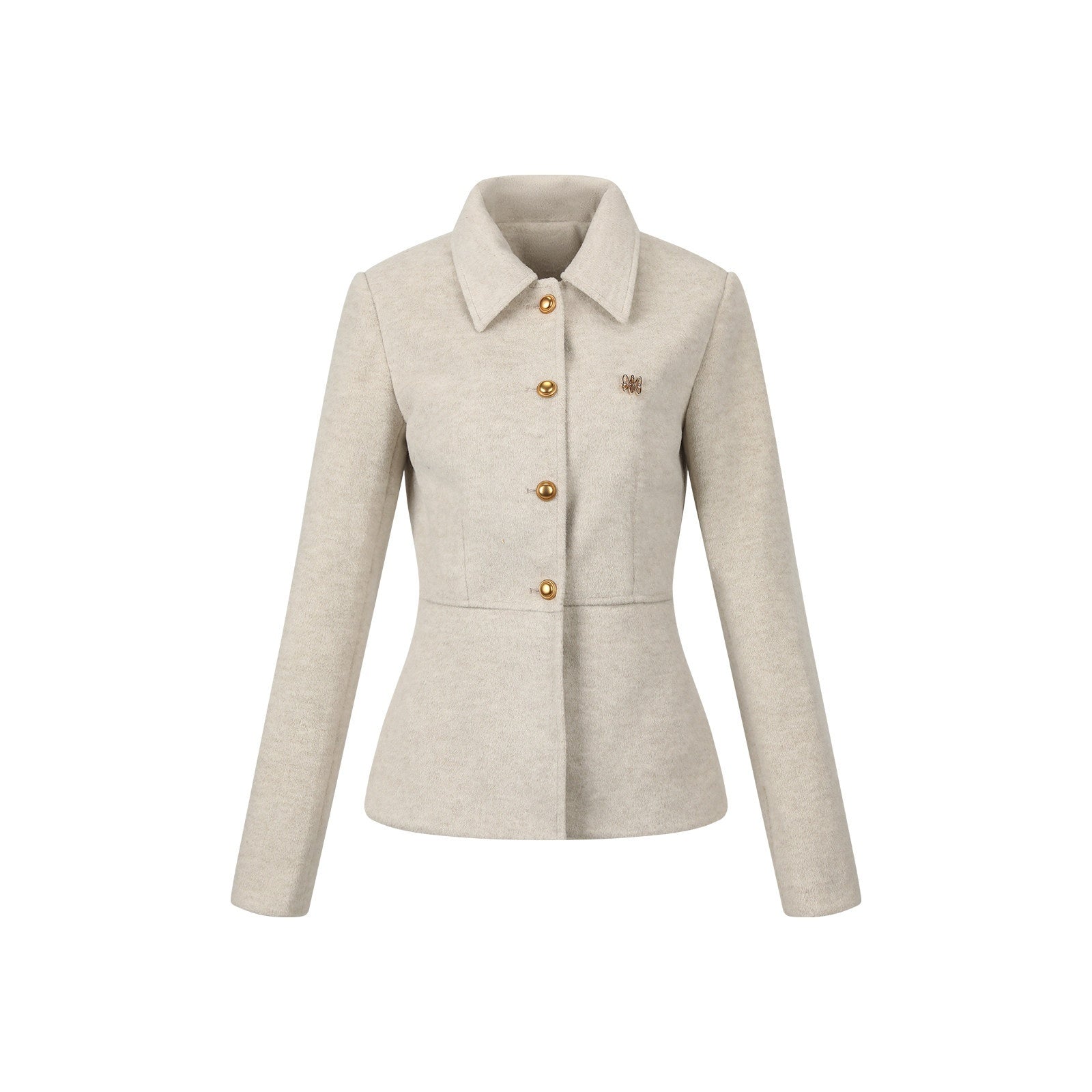 7Shiftin_Oatmeal_Slimming_Waist_Cinching_Lapel_Structured_Shoulder_Women&