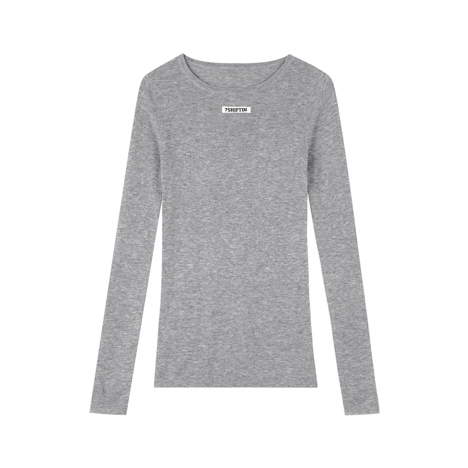 7Shiftin_Solid_Crewneck_Spicy_Style_Pullover_Women&