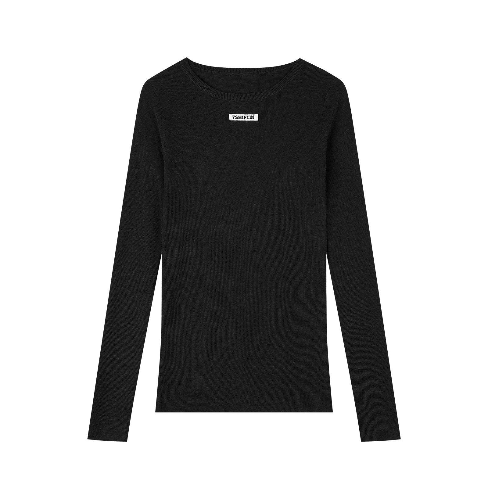 7Shiftin_Solid_Crewneck_Spicy_Style_Pullover_Women&