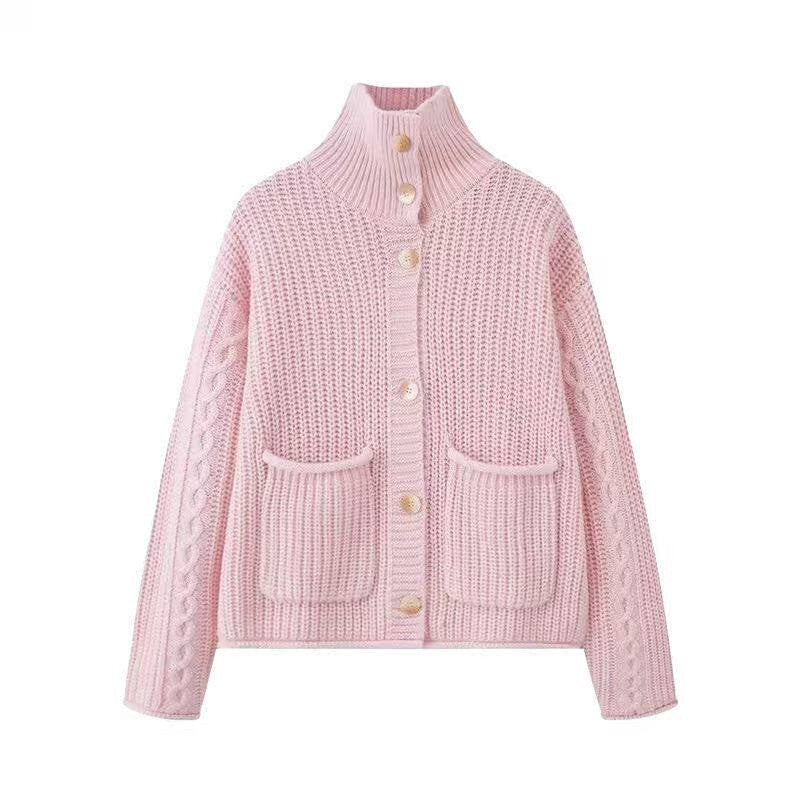 DIDDI_MODA_Sakura_Pink_Chunky_Cable_Knit_Women&
