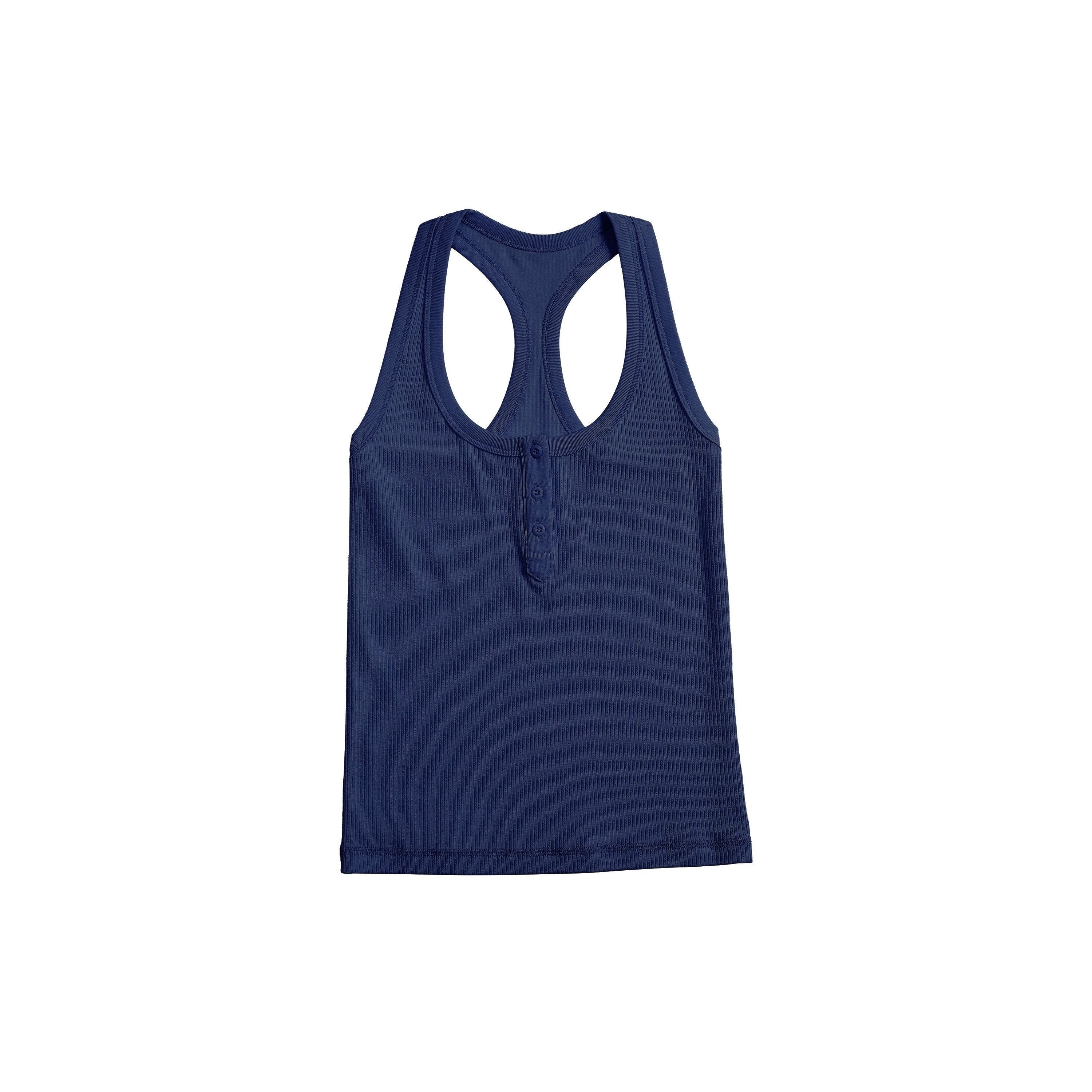 Northbutsouth_Ribbed_Slim_Fit_Multi_Button_Racerback_Women&