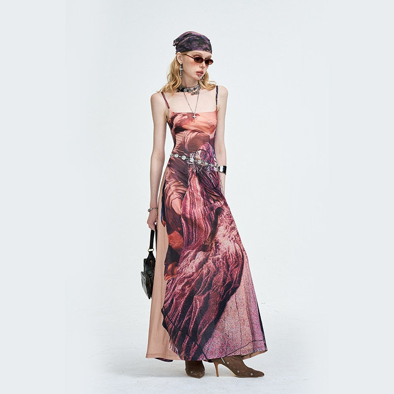 The_NeverMore_Sexy_High_Waist_Jacquard_Spaghetti_Strap_A_Line_Party_Red_Brown_Maxi_Dresses_MISSTT