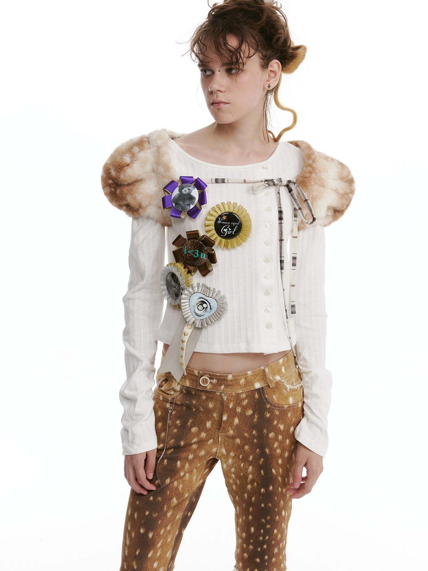 nit alcove Cardigan court à encolure bateau et ouverture sur le devant, modèle original pour femme, noir, Deer Accessories
