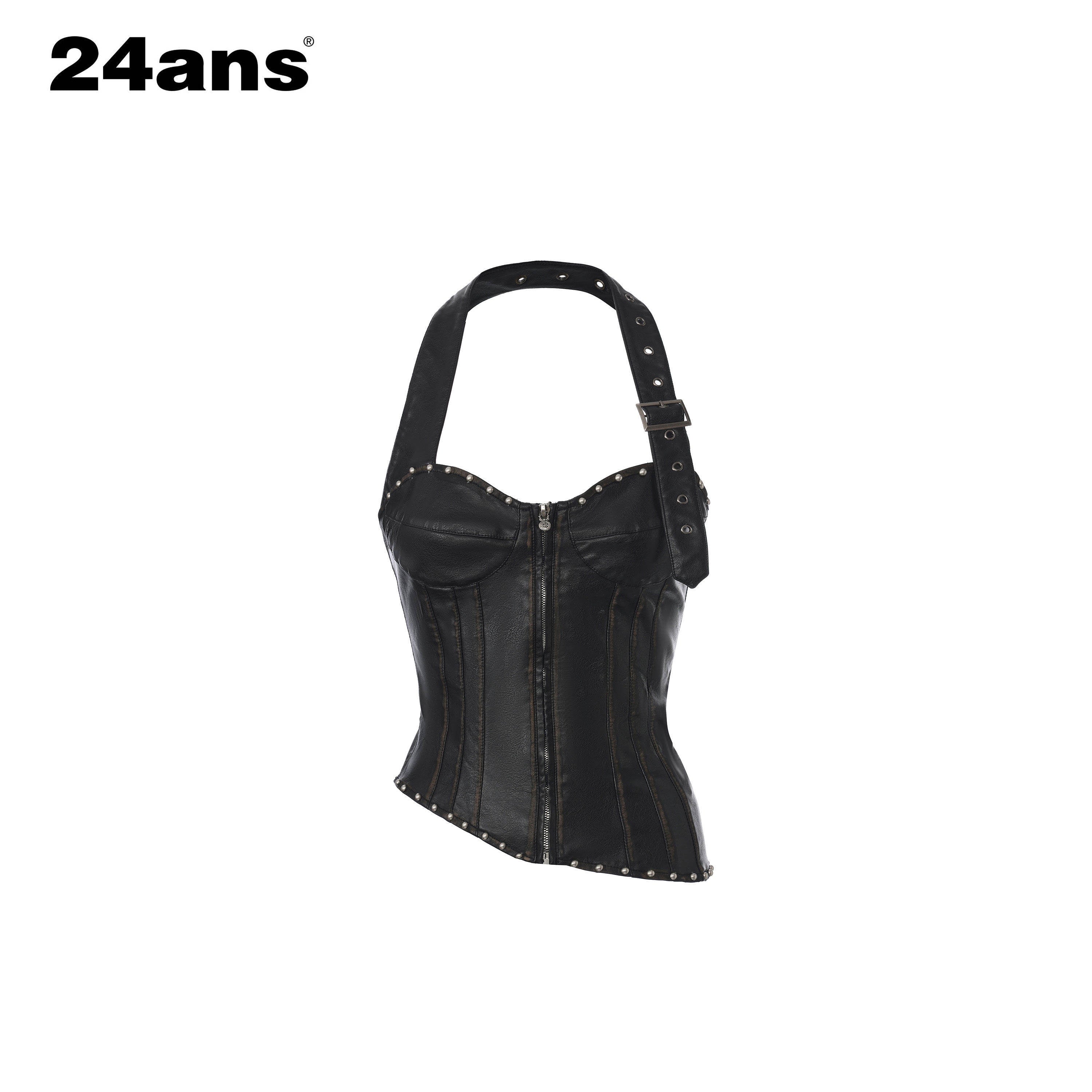24ans_Pu_Cropped_Halter_Neck_Printed_Top_Women_Edgy_Streetwear_Camisoles_MISSTT