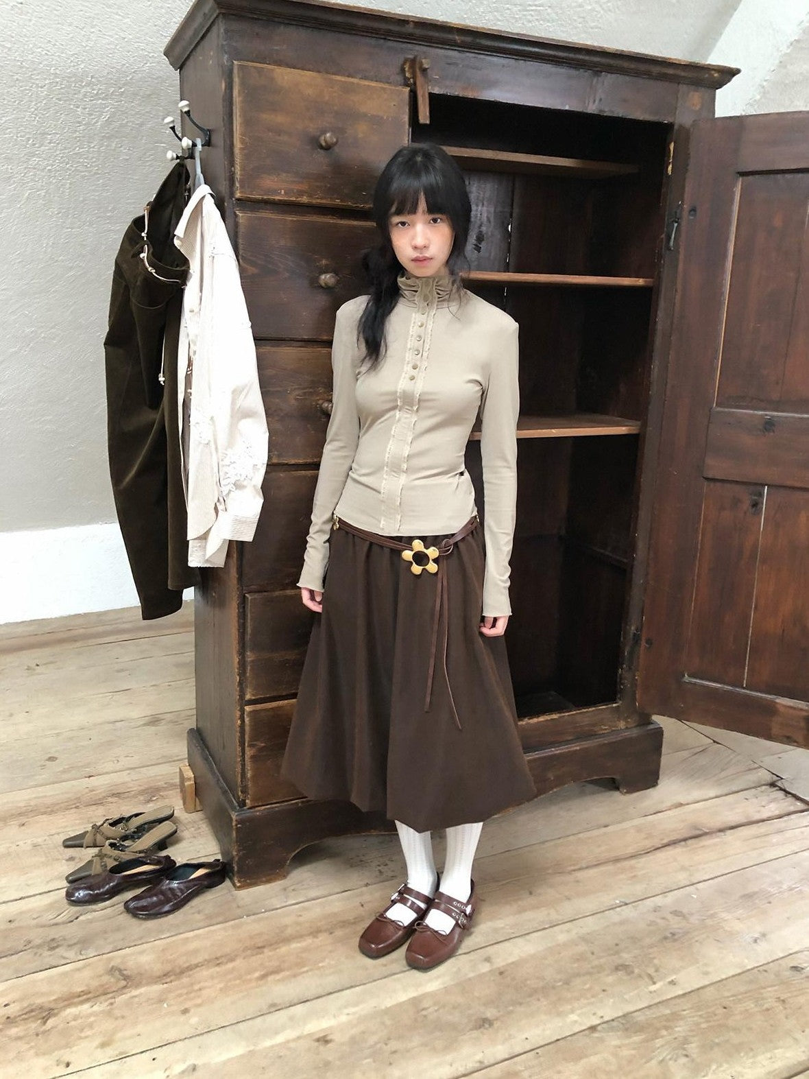 Dorydory Vintage Bouffant Mid Waist Women&