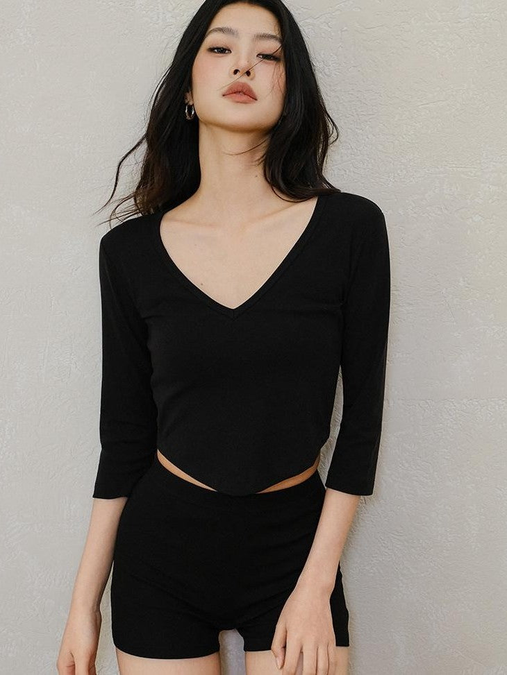 FU FRESH UP Skin Friendly Slim Fit High Waist Knit Women&