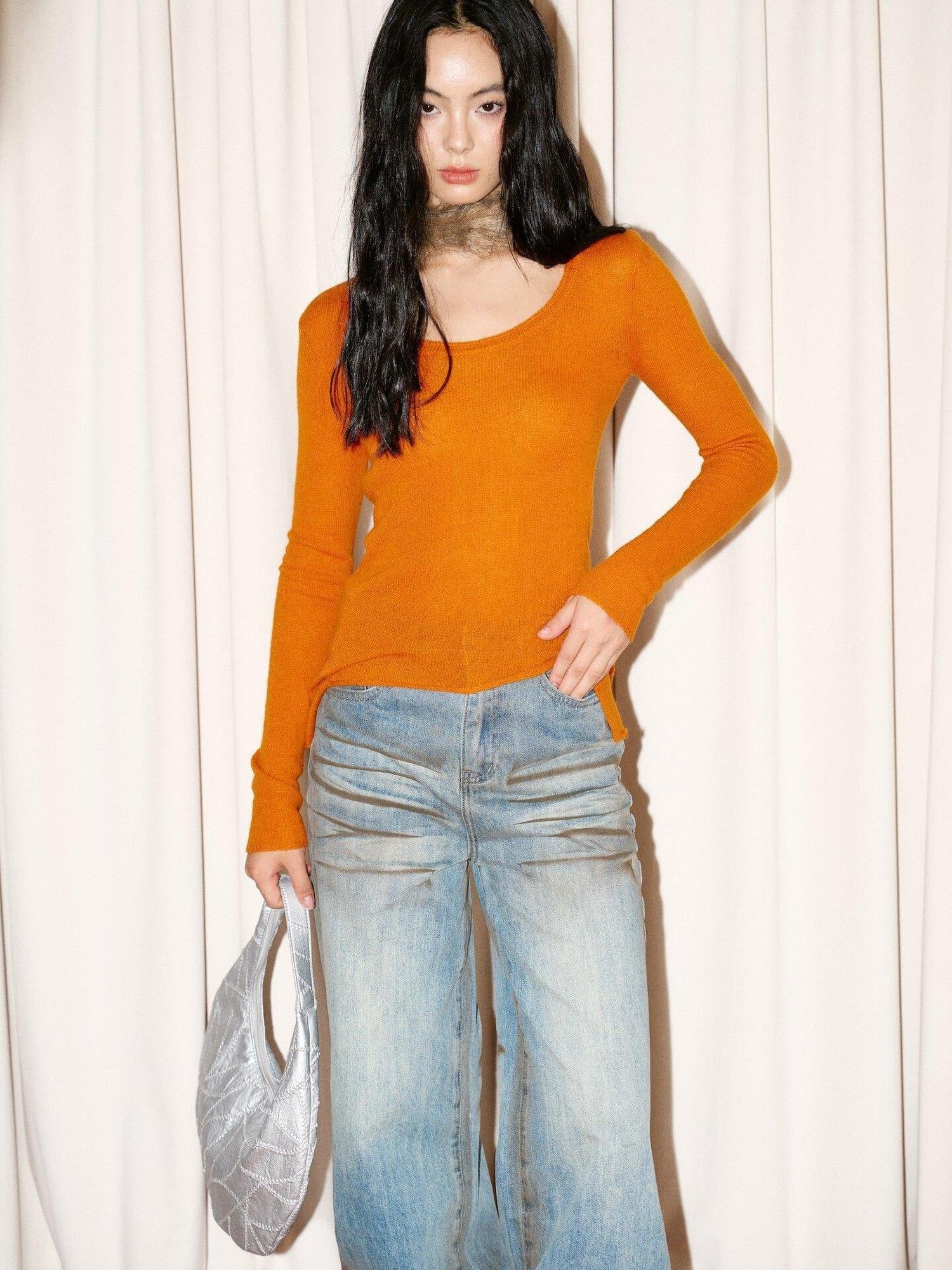 9rotic Washed Vintage Distressed Straight Natural Waist Cotton Denim Women Maxi Dresses