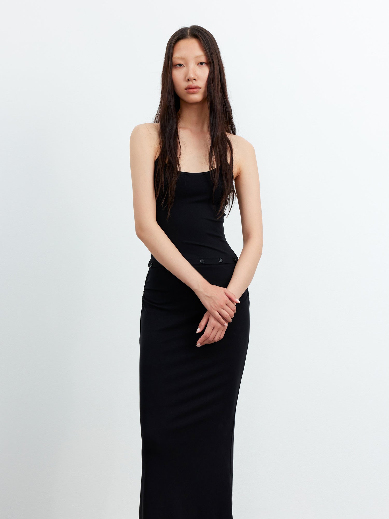 AFTADAWN 2-In-1 Modal Tank Dress With Detachable Lining