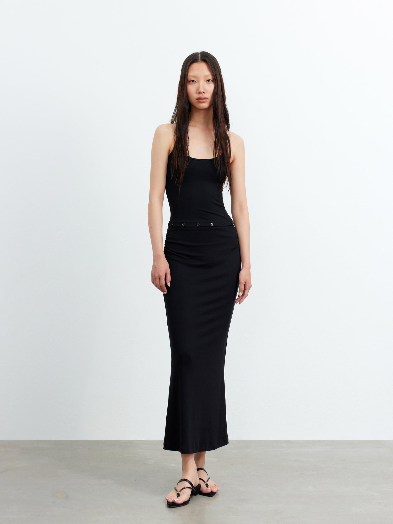 AFTADAWN 2-In-1 Modal Tank Dress With Detachable Lining