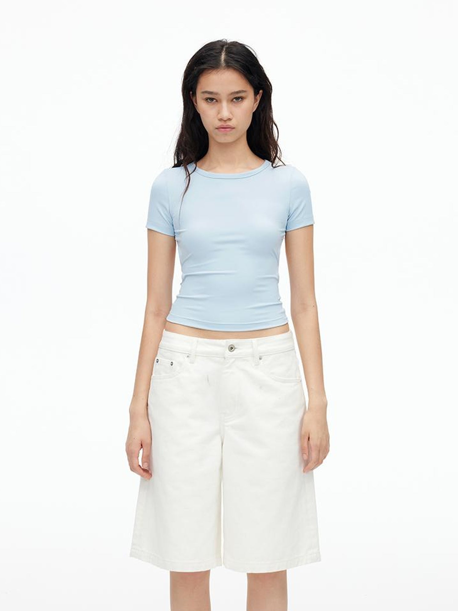 AFTADAWN Airy U Back Cooling U Neck Quick Dry Slim Fit Sports Top