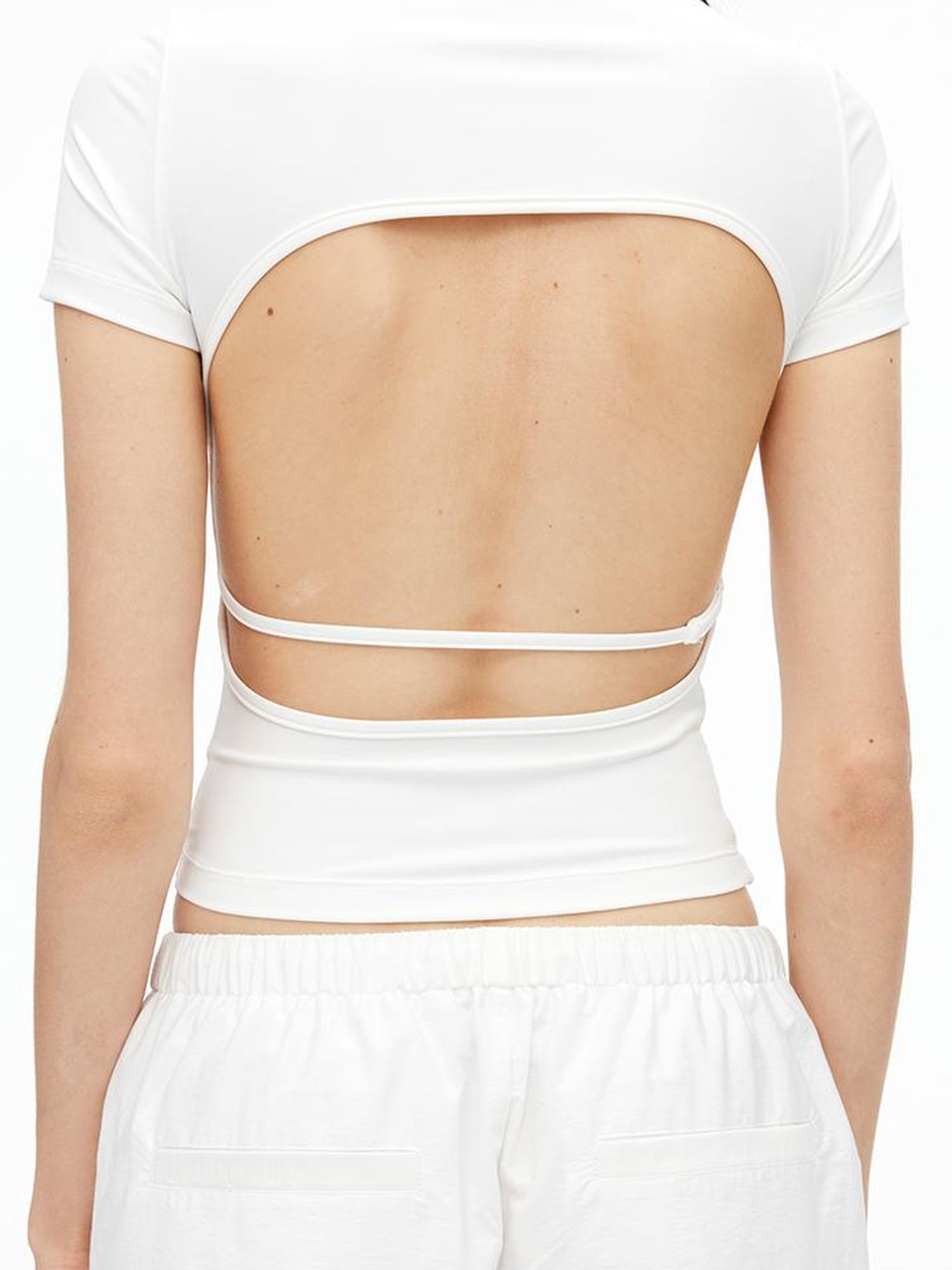 AFTADAWN Airy U Back Cooling U Neck Quick Dry Slim Fit Sports Top