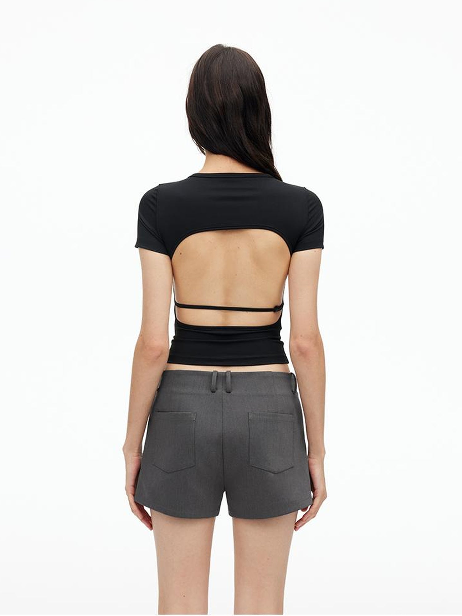 AFTADAWN Airy U Back Cooling U Neck Quick Dry Slim Fit Sports Top