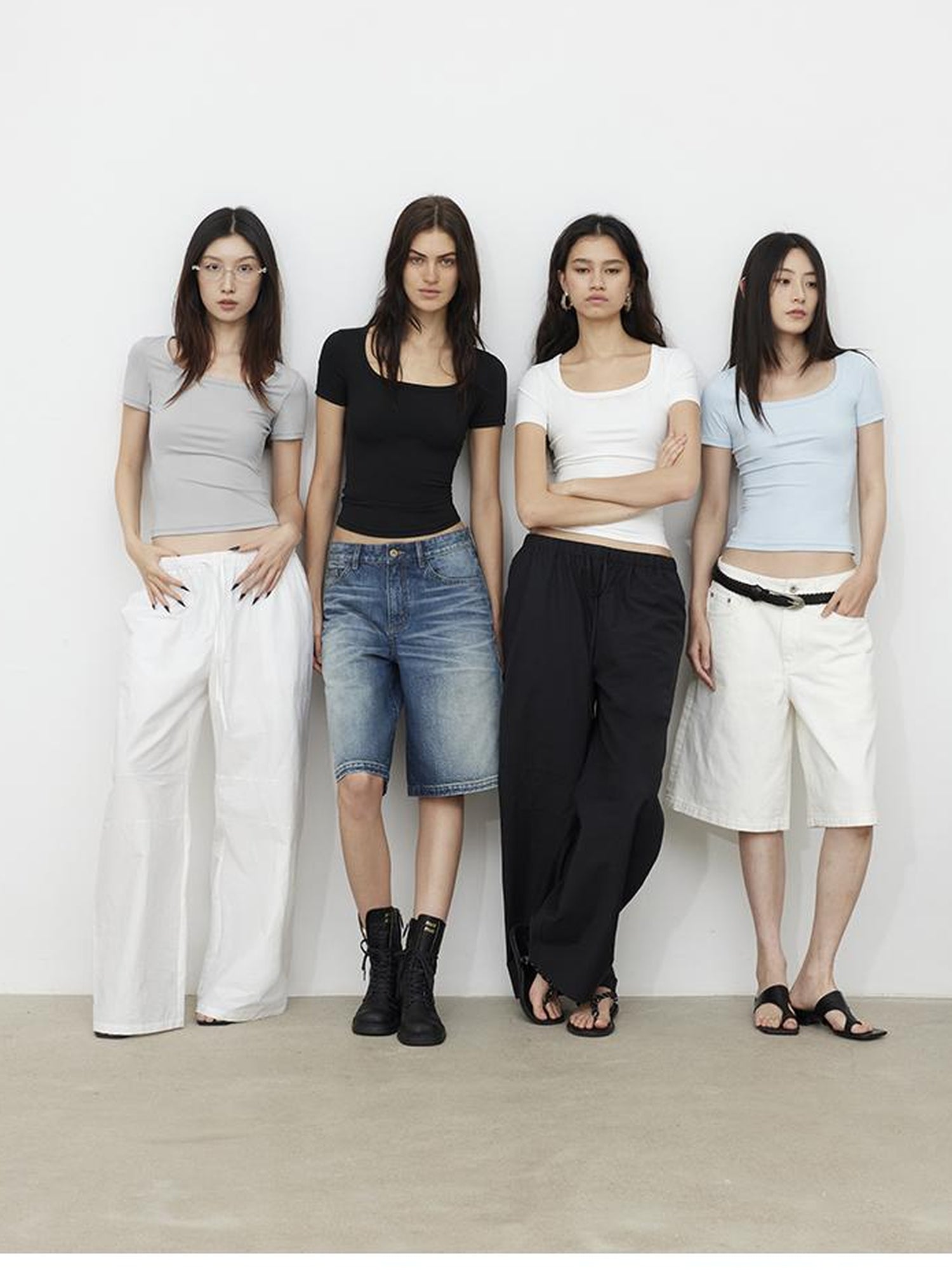 AFTADAWN Airy U Neck Motion Tee UV Cool Stretch Fit