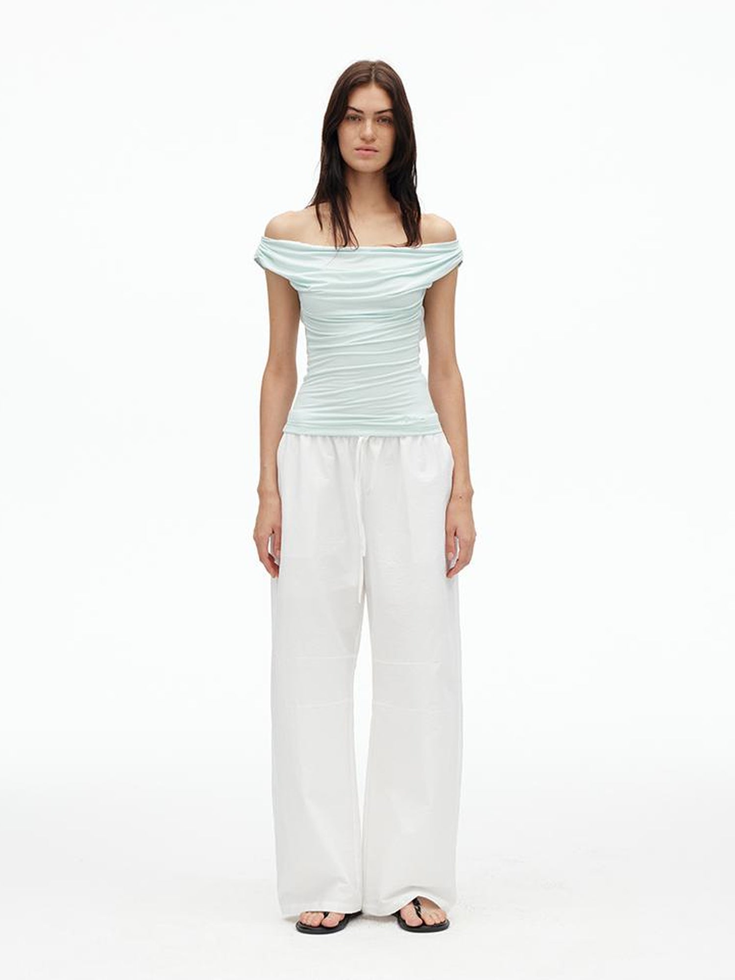 Backless Draped Sling Chain Detail Camisole