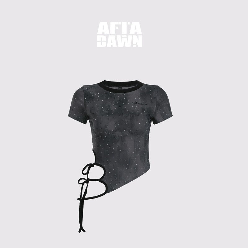 AFTADAWN_Batik_Distressed_Lace_Halter_Faux_Two_Layer_Rhinestone_Women&