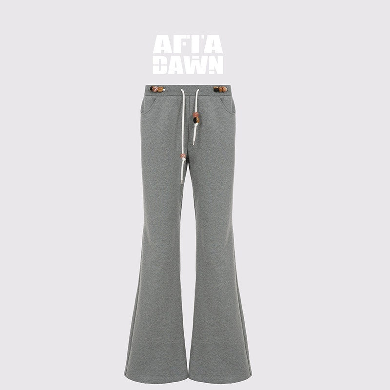 AFTADAWN_Beaded_Drawstring_Low_Waist_Zipper_Pocket_Slim_Fit_Women&