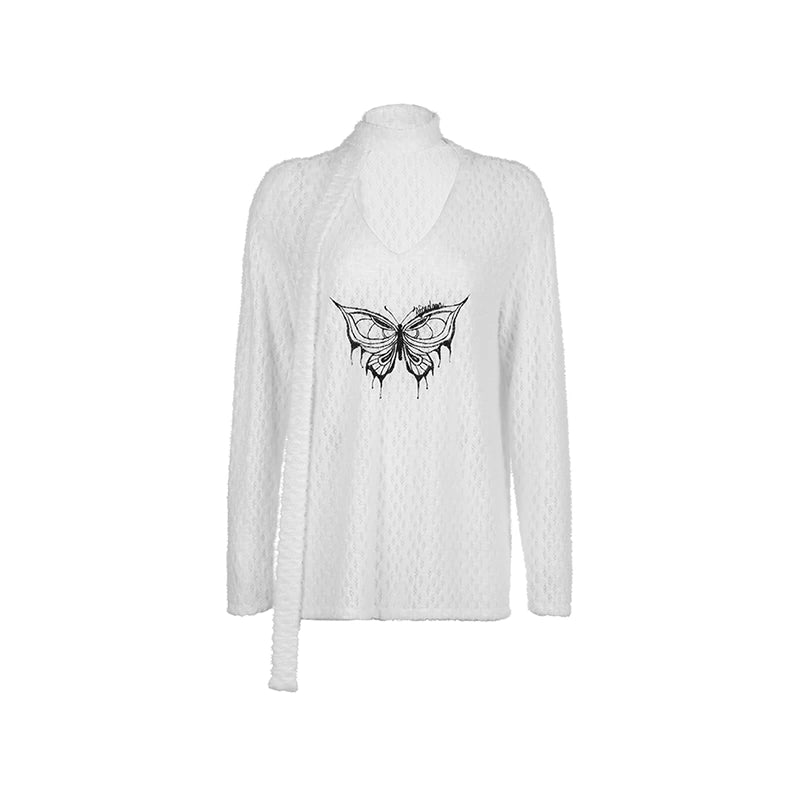 AFTADAWN_Butterfly_Embroidered_V-Neck_Sweater_MISSTT