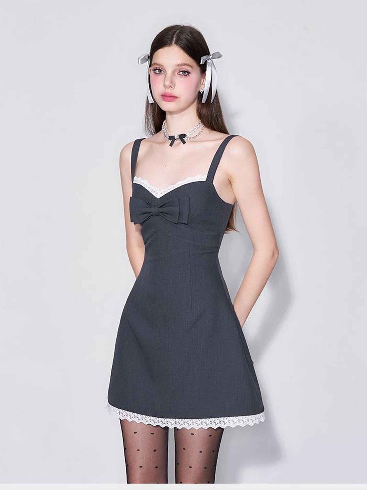 AFTADAWN Capri Breeze Bow Waist A Line Sundress