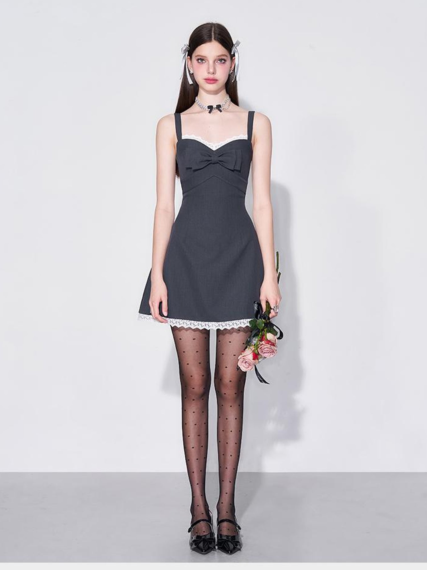 AFTADAWN Capri Breeze Bow Waist A Line Sundress