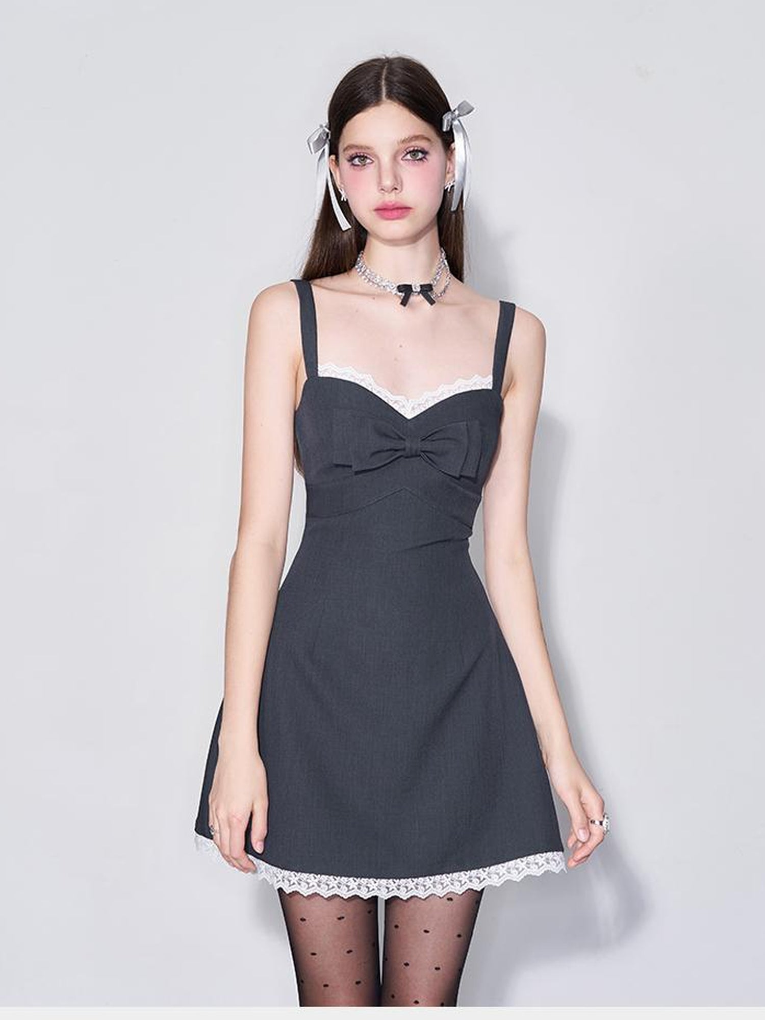 AFTADAWN Capri Breeze Bow Waist A Line Sundress