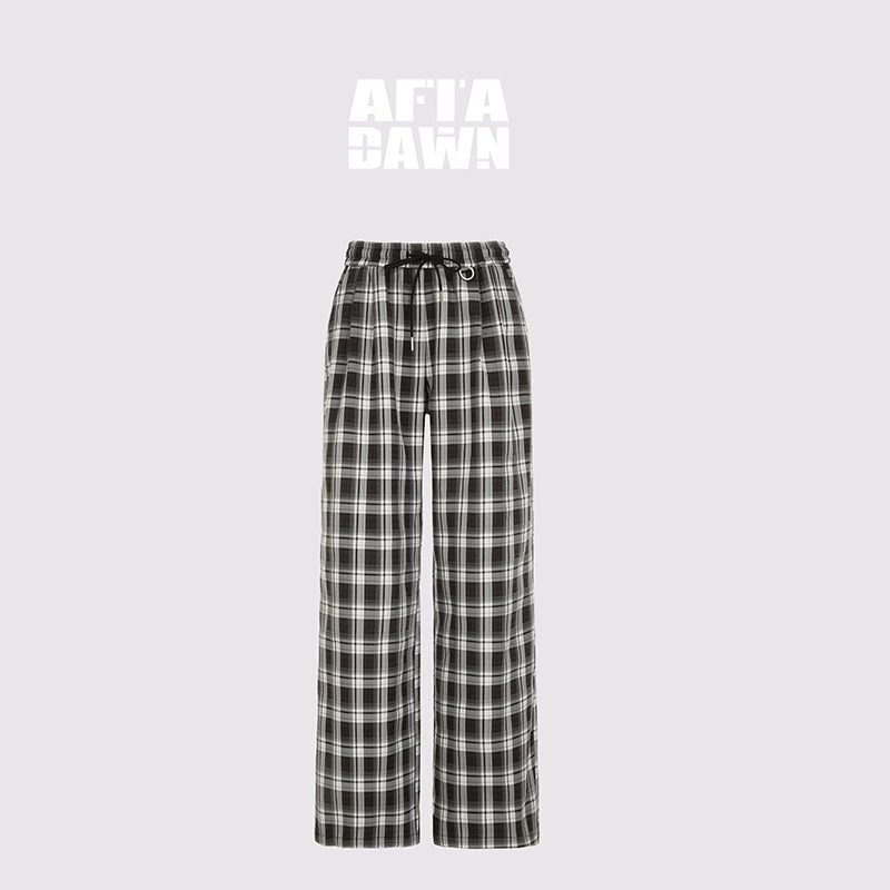 AFTADAWN_Checkered_Wide_Leg_Trousers_With_Adjustable_Waist_MISSTT
