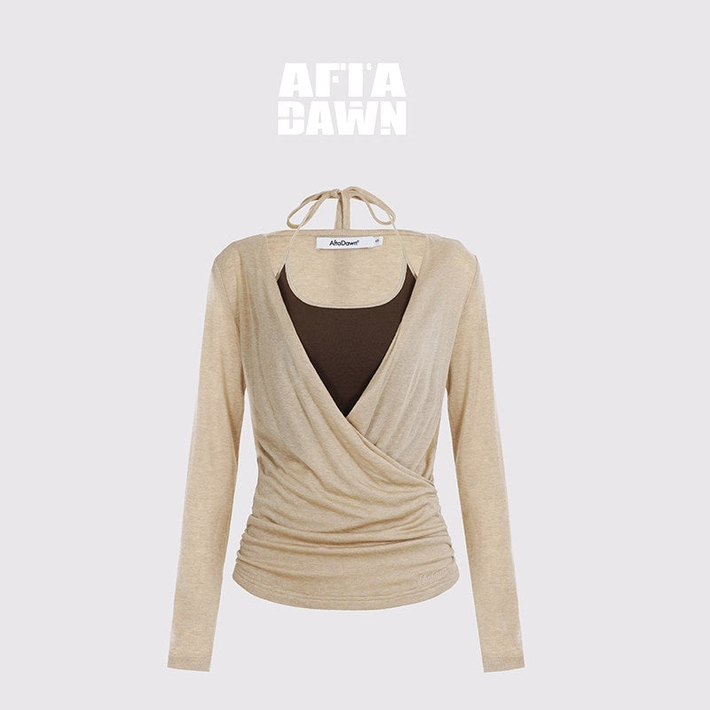 AFTADAWN_Colorblock_Two_Piece_Halter_Women&