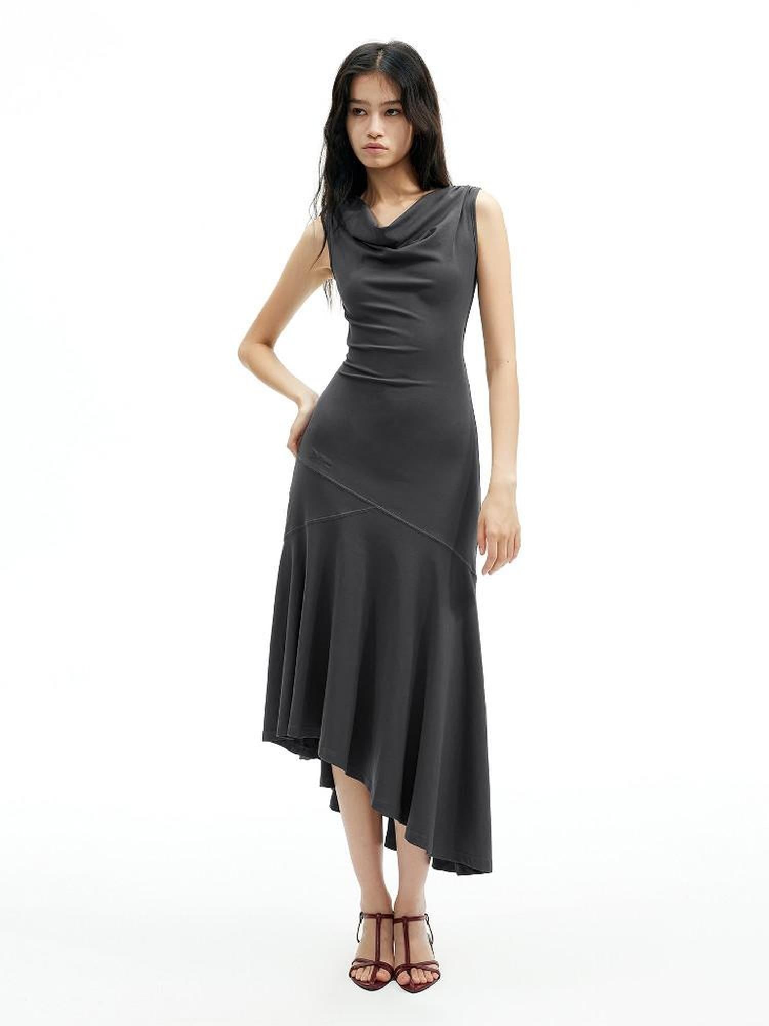 AFTADAWN Convertible Off Shoulder Slim A Line Women&