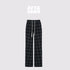 AFTADAWN_Cotton_Feel_Drawstring_Checkered_Wide_Leg_Trousers_MISSTT