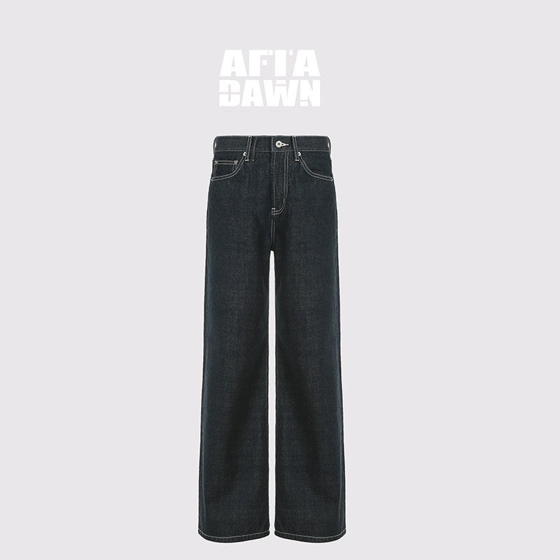 AFTADAWN_Deep_Indigo_Embroidered_Red_Selvedge_Vintage_Women&