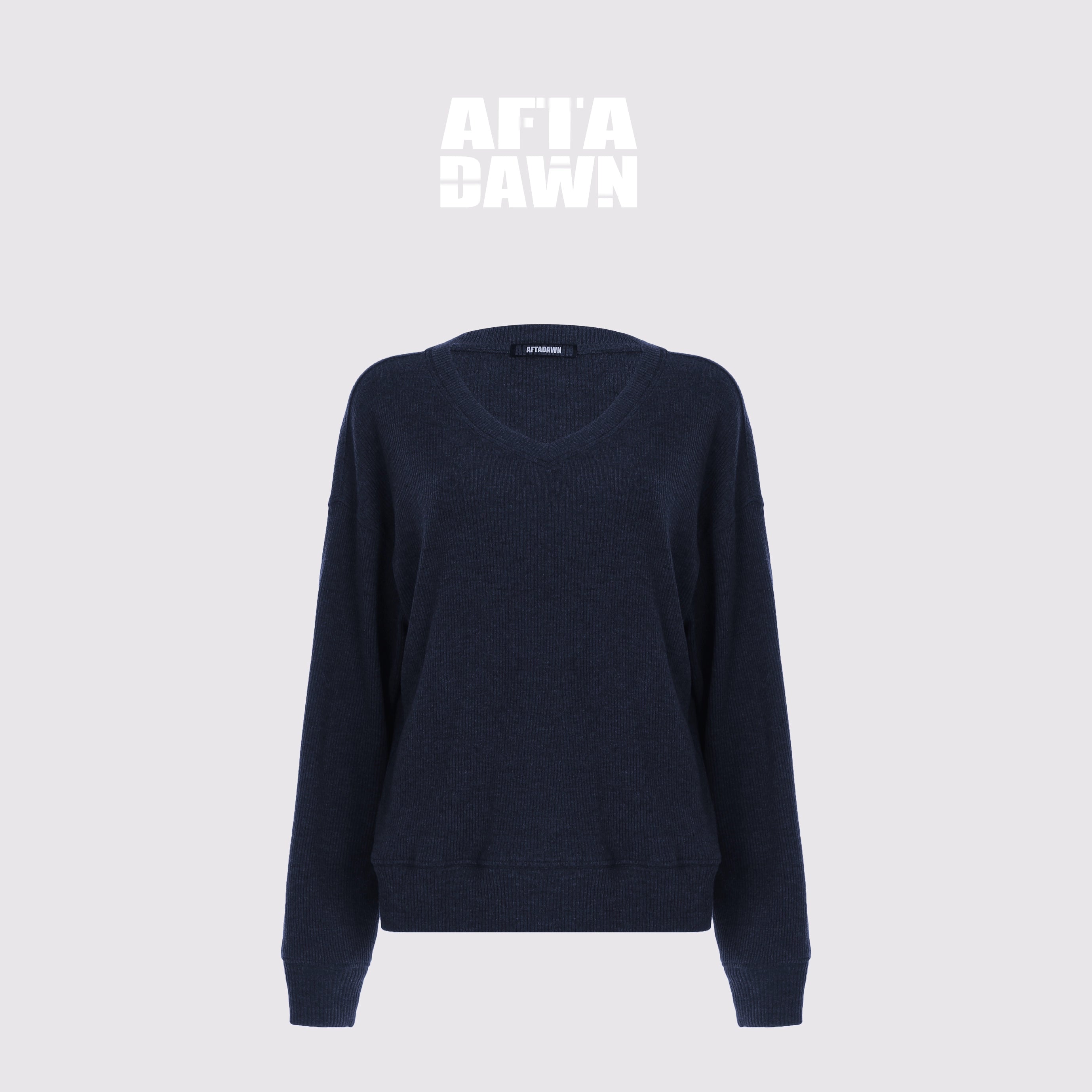 AFTADAWN_Deep_V-neck_Layering_Knit_Sweater_MISSTT