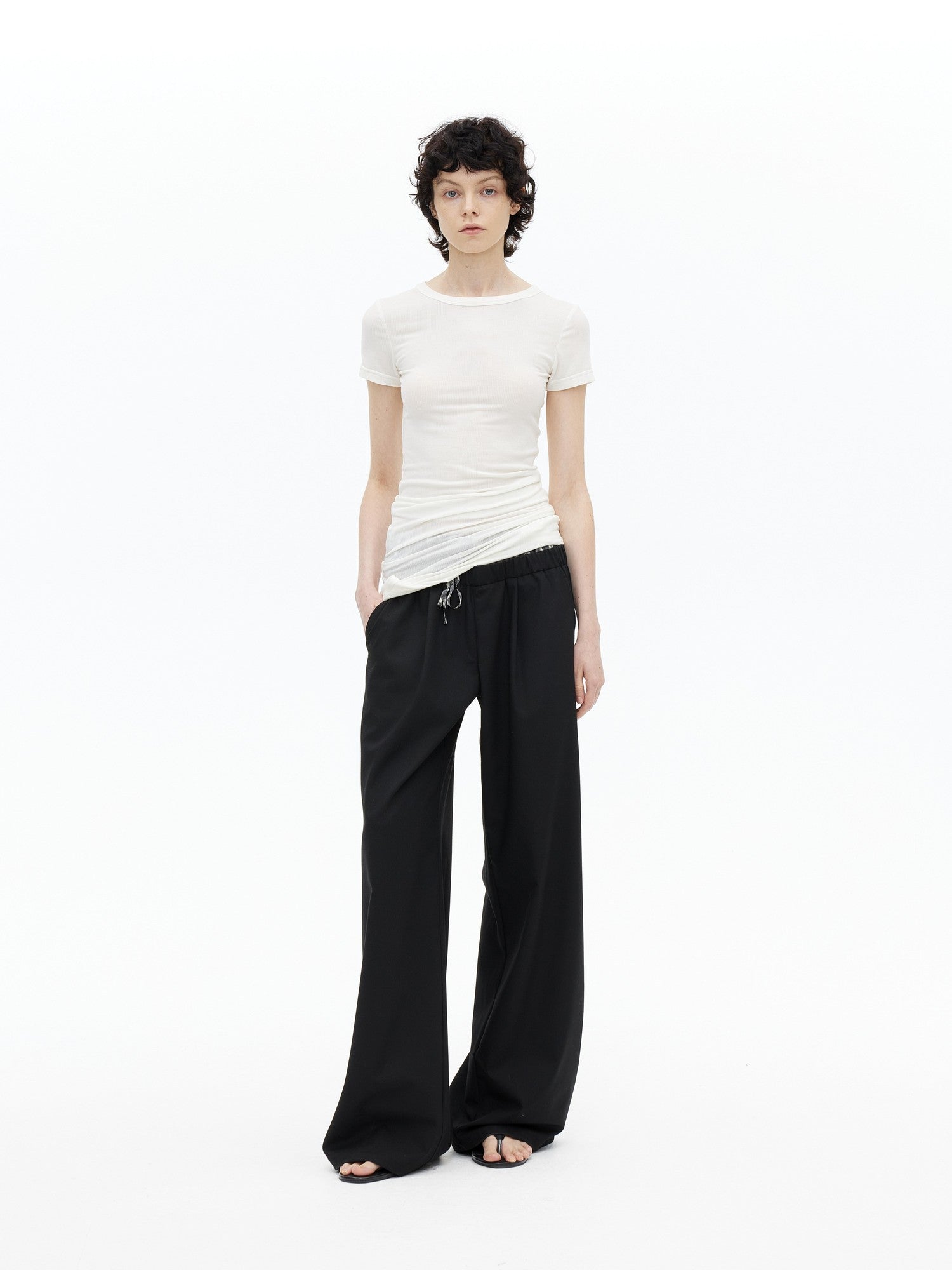 AFTADAWN Faux Layered Asymmetric Women&