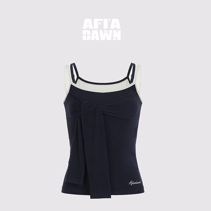 AFTADAWN_Faux_Two_Layer_Knit_Camisole_With_Adjustable_Ties_And_Contoured_Fit_MISSTT