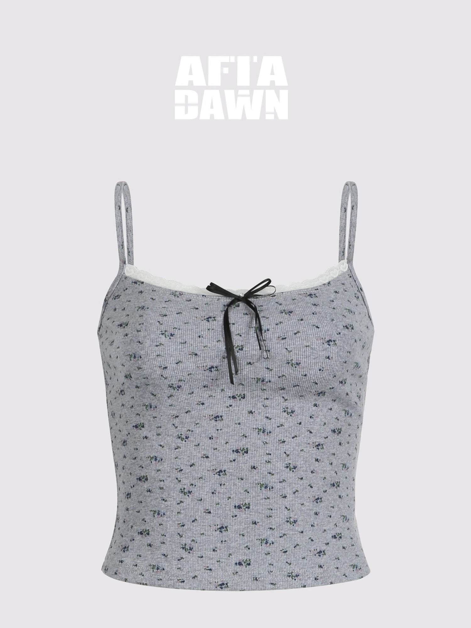 Floral Lace Bow Sleeveless Top & Knit Cardigan & Pleated Shorts Set