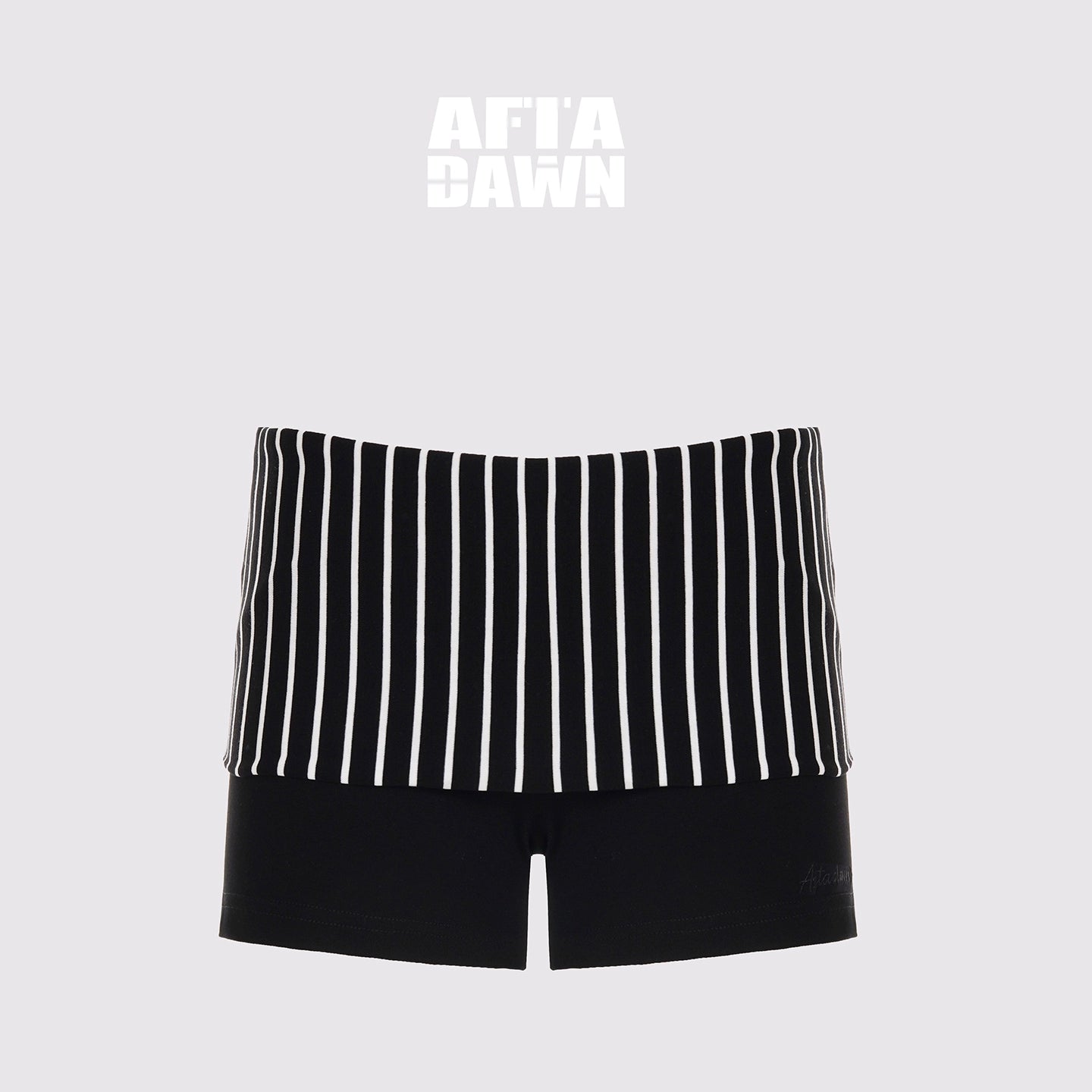 AFTADAWN_Lycocell_Strappy_Backless_Camisole_Contrast_Trim_Shorts_Set_MISSTT