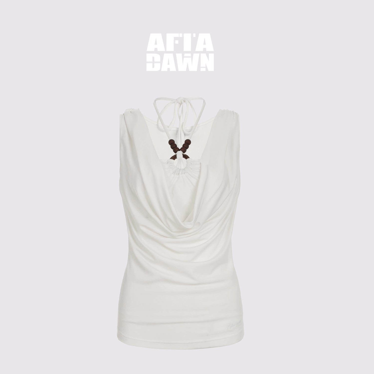 AFTADAWN_Lyocell_Layered_Halter_Necklace_Beaded_Vest_Camisole_MISSTT