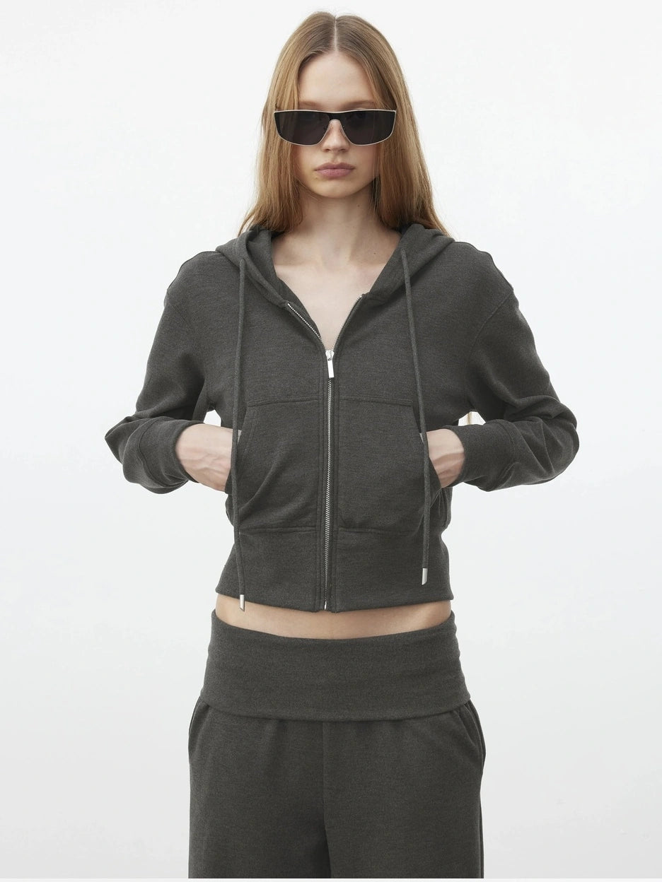 AFTADAWN Lyocell Relaxed Hoodie & Pants Set Sport Suits