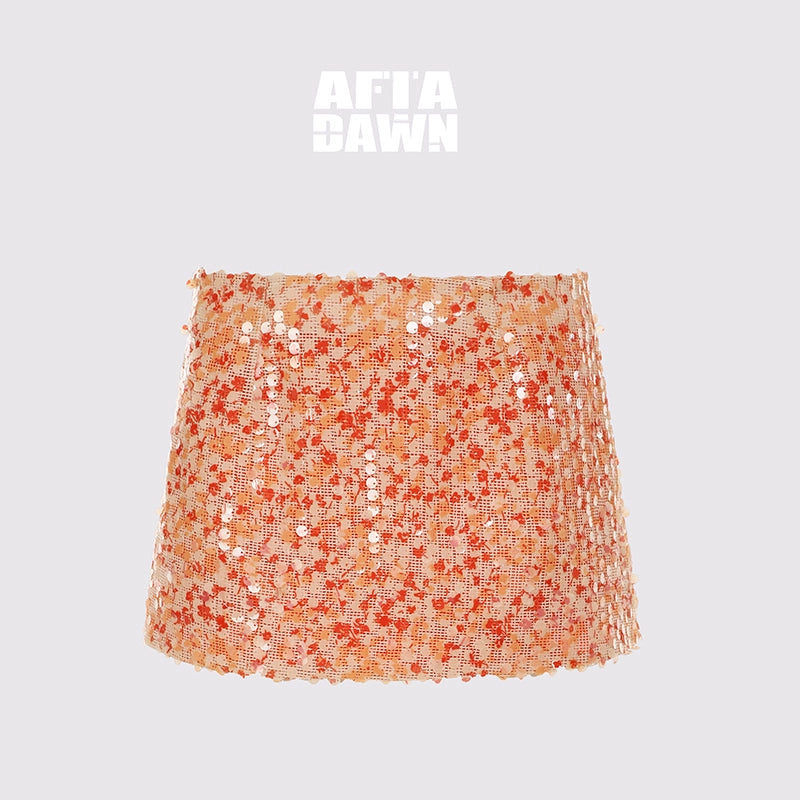 AFTADAWN_Mesh_Glitter_Low_Waist_Skirt_With_Lining_MISSTT