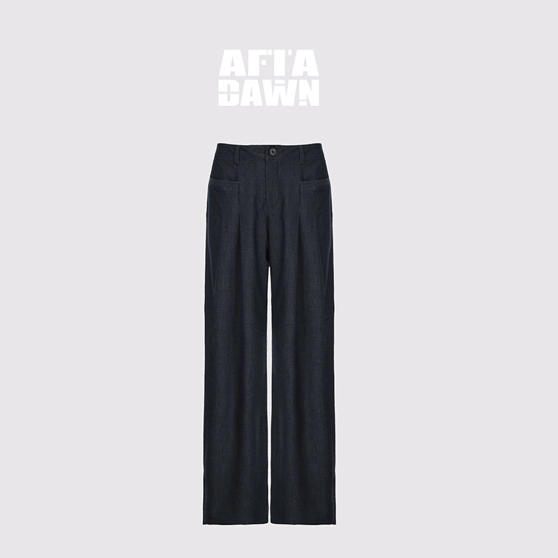 AFTADAWN_Modal_Twill_Wide_Leg_Trousers_With_Pleated_Waist_MISSTT