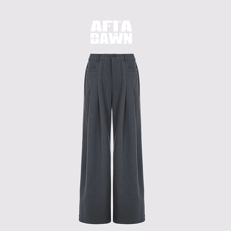 AFTADAWN_Modal_Twill_Wide_Leg_Trousers_With_Pleated_Waist_MISSTT