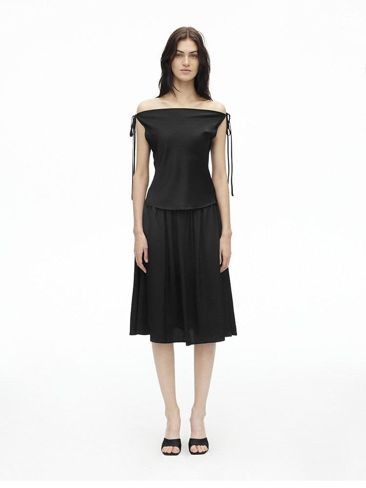 AFTADAWN Multiway One Shoulder Sleeveless Women&