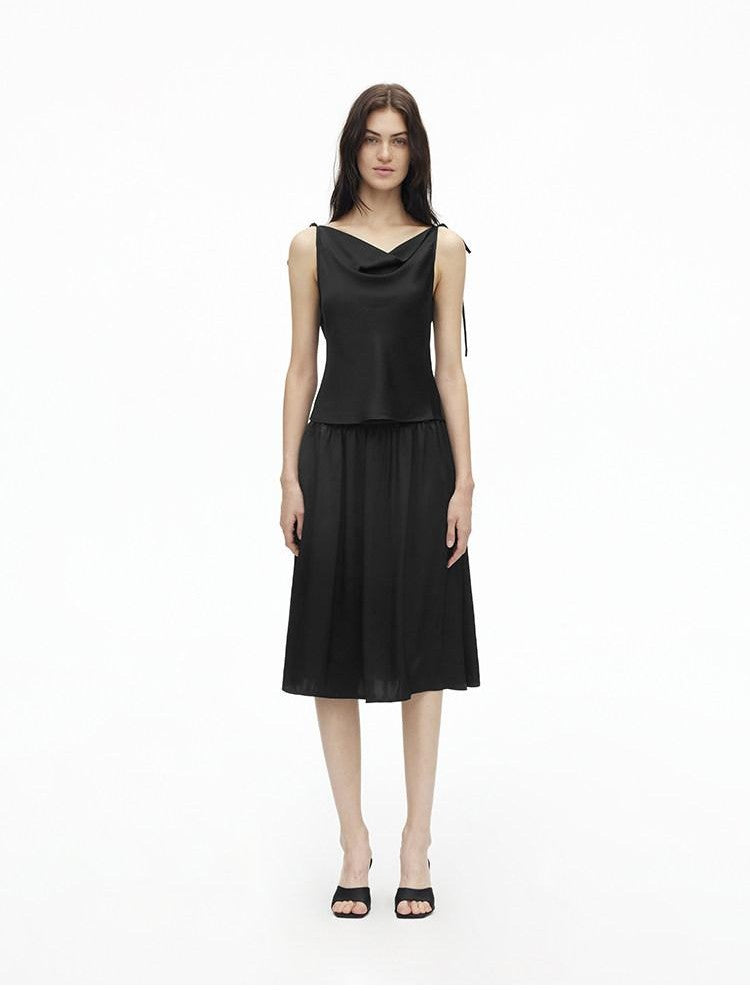 AFTADAWN Multiway One Shoulder Sleeveless Women&