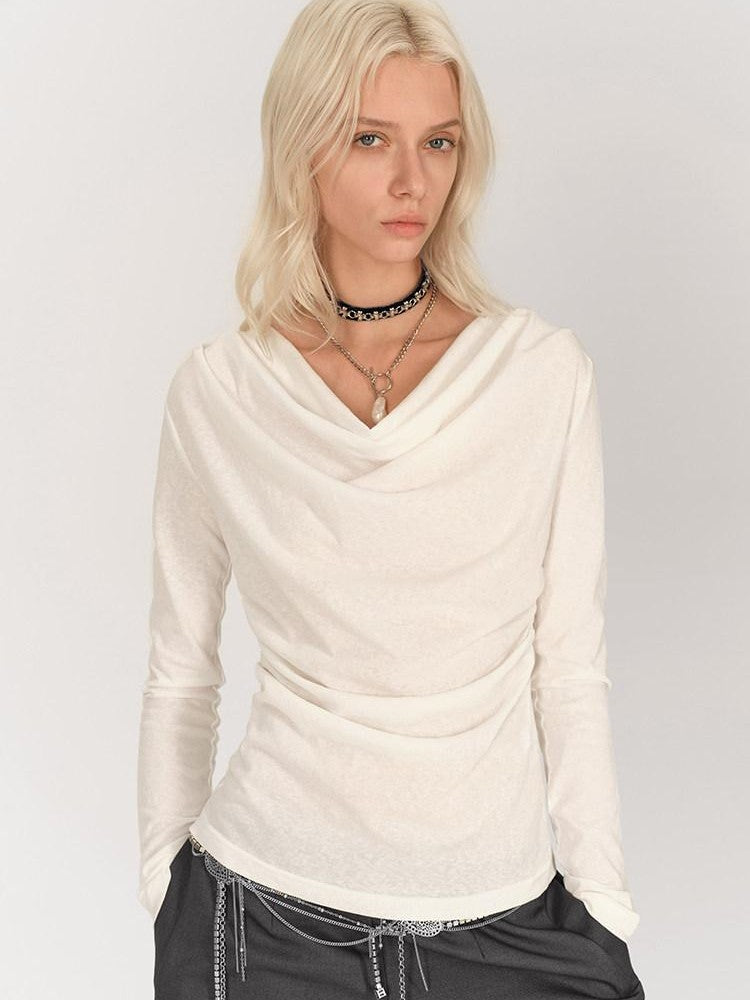 AFTADAWN One Shoulder Backless Detachable Chain Women&