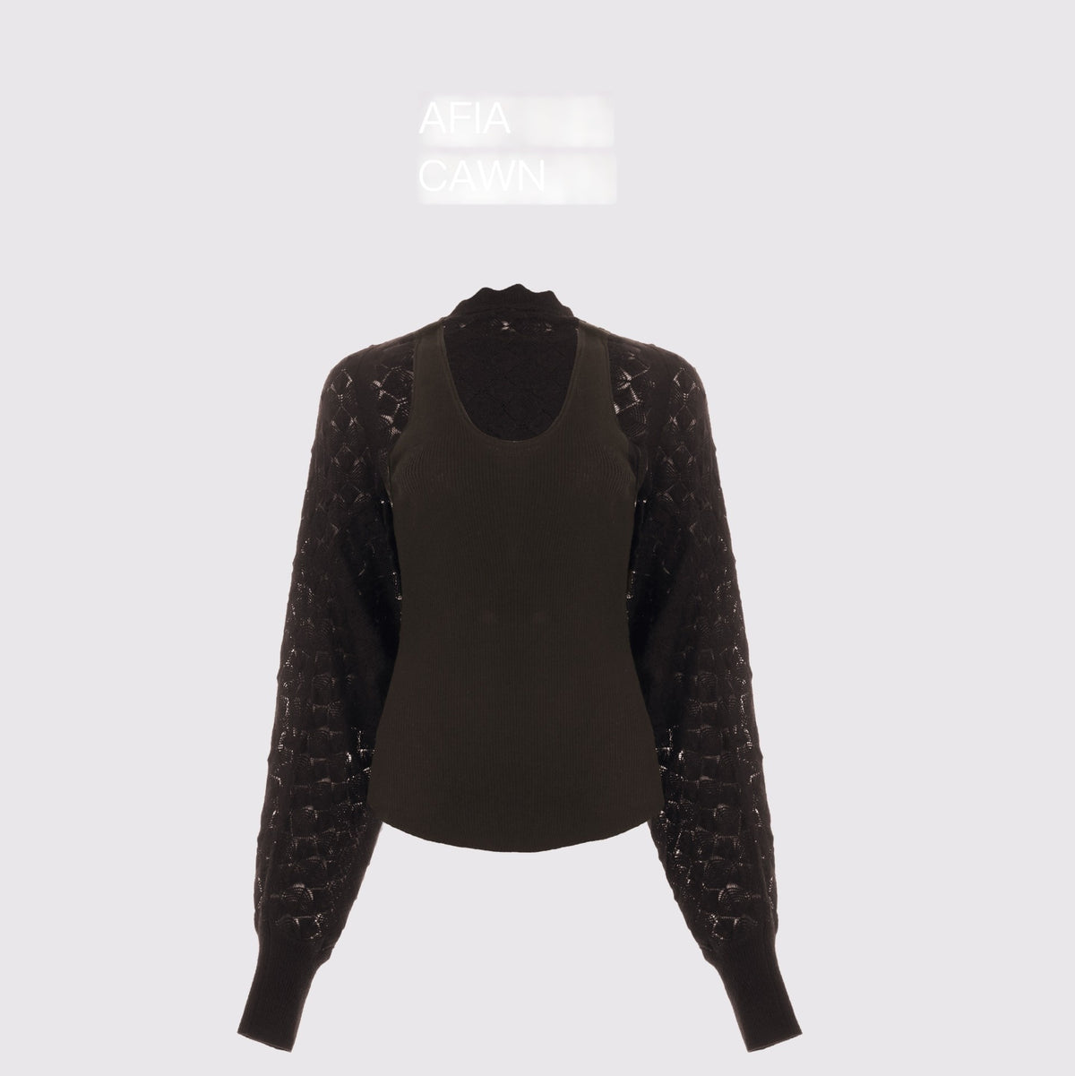 AFTADAWN_Openwork_Textured_Loose_Batwing_Sleeve_Wool_Women&