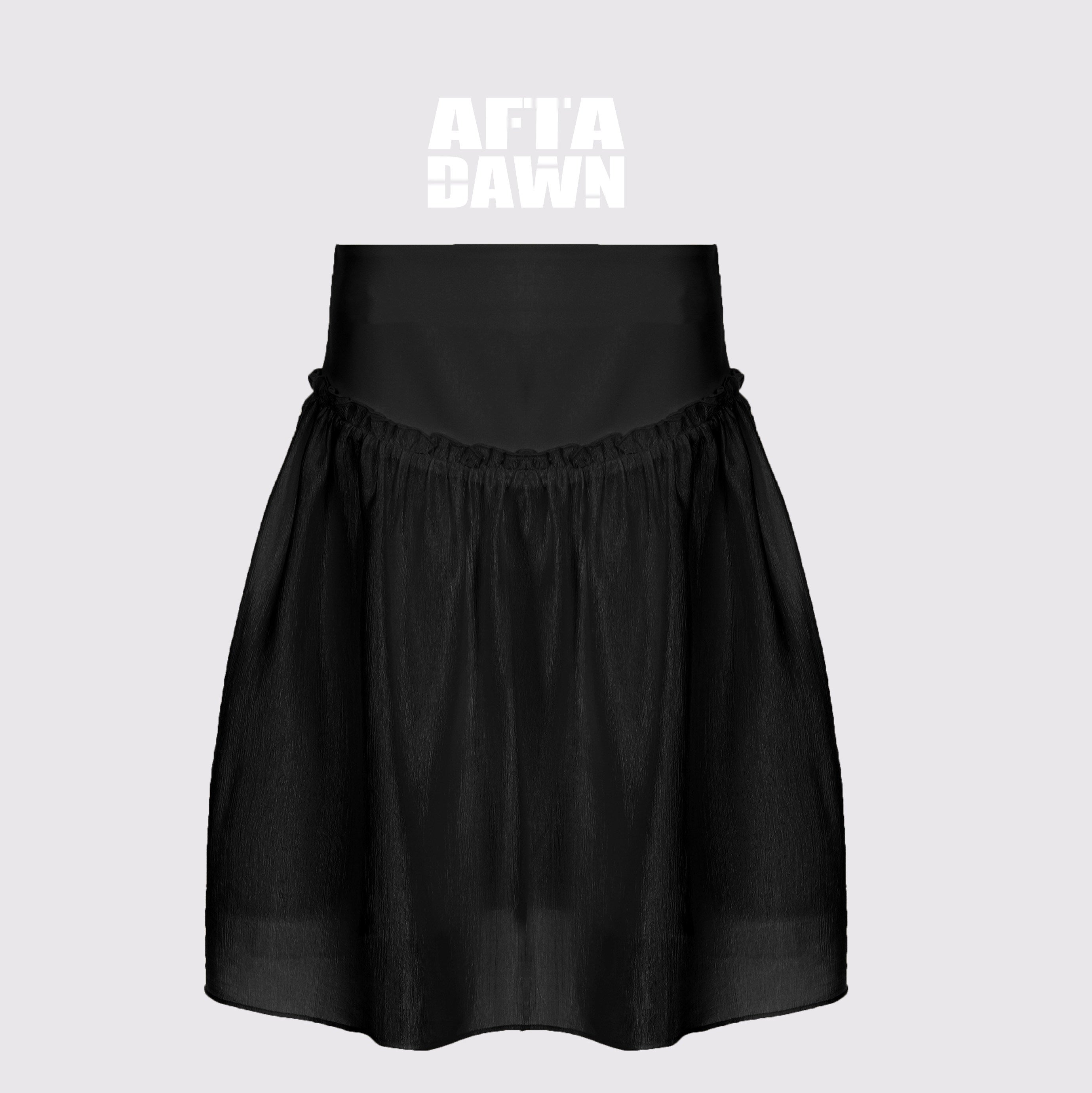 AFTADAWN_Pearlescent_Panelled_Tulle_High_Waist_Wide_Band_Women&