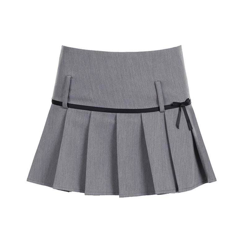 AFTADAWN_Plaid_Bow_Slit_Blazer_Vest_MISSTT