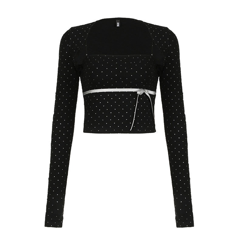 AFTADAWN_Polka_Dot_Bow_Spliced_Bustier_Women&