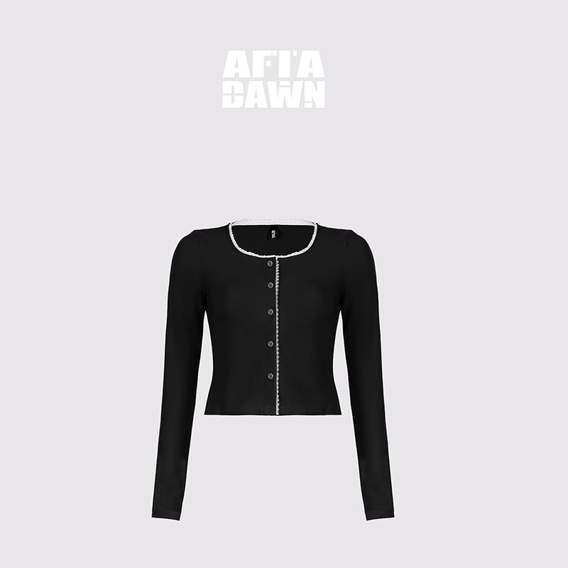 AFTADAWN_Polka_Dot_Crystal_Bow_Detachable_Knit_Camisole_MISSTT