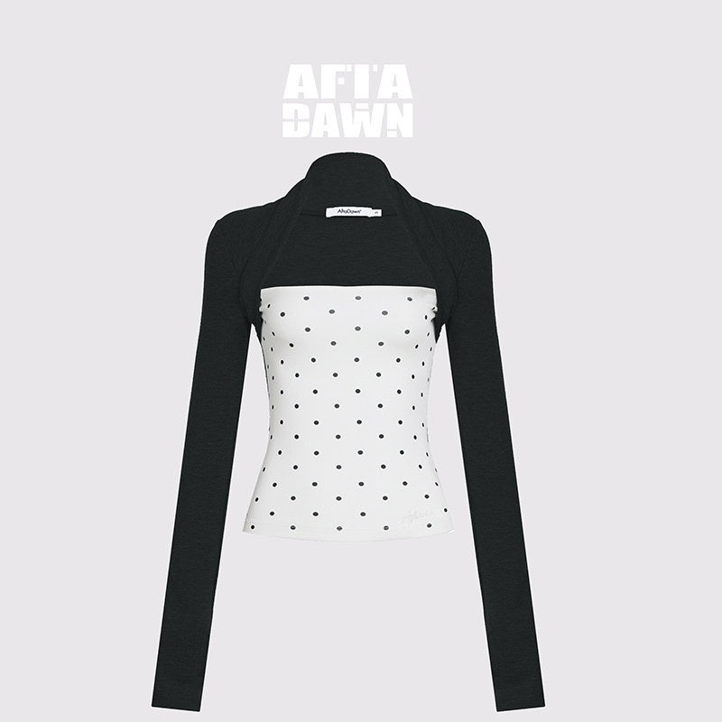 AFTADAWN_Polka_Dot_Spliced_Layered_Women&