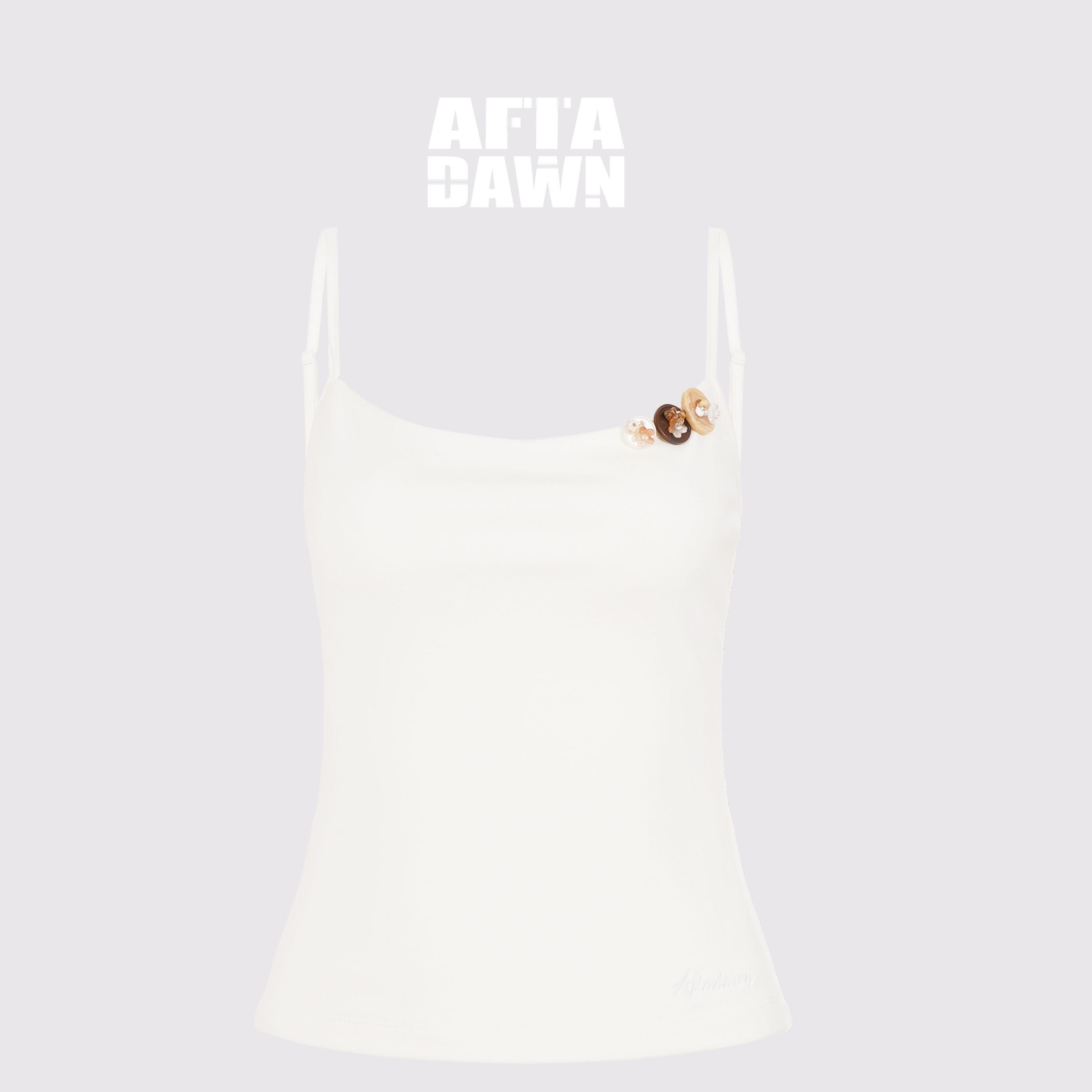 AFTADAWN_Ribbed_Three_Button_Thin_Straps_Cropped_Women&